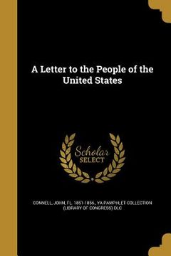 portada A Letter to the People of the United States (in English)