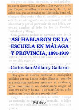 portada Así Hablaron de la Escuela de Málaga y Provincia 1891-1919