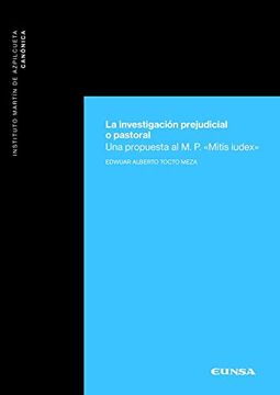 portada La Investigación Prejudicial o Pastoral (Canónica)