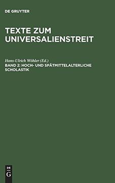 portada Hoch- und Spätmittelalterliche Scholastik (en Alemán)