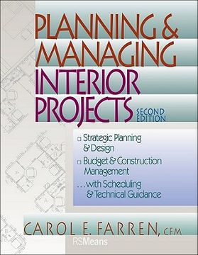portada planning and managing interior projects (en Inglés)