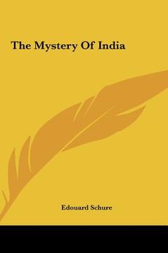 portada the mystery of india (en Inglés)