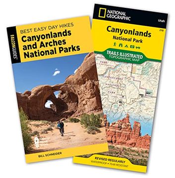 portada Best Easy day Hiking Guide and Trail map Bundle: Canyonlands and Arches National Parks (Best Easy day Hikes Series) (en Inglés)