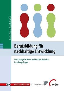portada Berufsbildung für Nachhaltige Entwicklung (en Alemán)