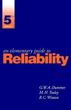 portada an elementary guide to reliability (en Inglés)