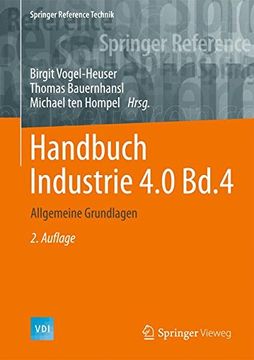 portada Handbuch Industrie 4. 0 Bd. 4. Allgemeine Grundlagen (Vdi Springer Reference) 