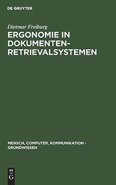 portada Ergonomie in Dokumenten-Retrievalsystemen (in German)