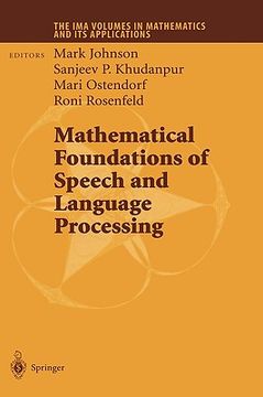 portada mathematical foundations of speech and language processing