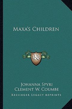 portada maxa's children (in English)