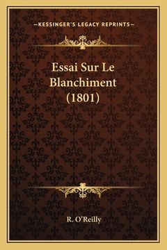 portada Essai Sur Le Blanchiment (1801) (en Francés)