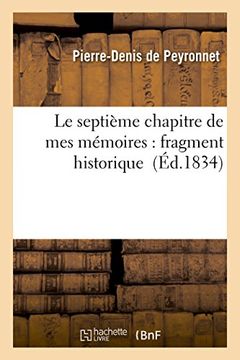 portada Le septième chapitre de mes mémoires: fragment historique (Histoire)