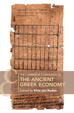 portada The Cambridge Companion to the Ancient Greek Economy (Cambridge Companions to the Ancient World) (in English)