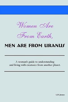 portada women are from earth, men are from uranus (in English)