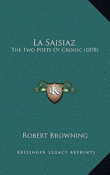 portada la saisiaz: the two poets of croisic (1878) (en Inglés)