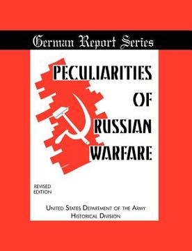 portada peculiarities of russian warfare (german reports series) (in English)