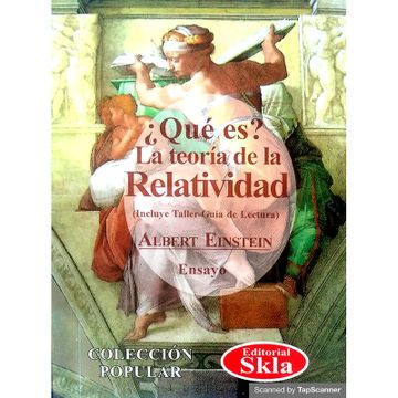 portada QUÉ ES LA TEORIA DE LA RELATIVIDAD (in Spanish)