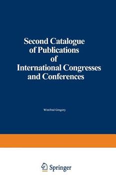 portada Second Catalogue of Publications of International Congresses and Conferences