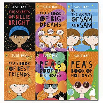 portada Susie Day Collection Pea’s Book 6 Books Set (of Best Friends, of Holidays, Pea’s Book of Big Dreams, Pea’s Book of Birthdays, The Secrets of Sam and Sam, The Secrets of Billie Bright)