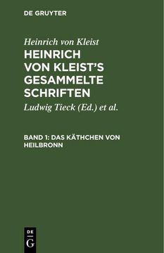 portada Das Käthchen von Heilbronn (en Alemán)