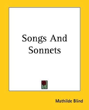 portada songs and sonnets (en Inglés)