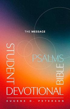 portada The Message Student Devotional Bible: Psalms (Softcover) (en Inglés)