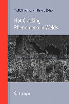 portada hot cracking phenomena in welds (en Inglés)