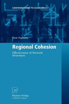 portada regional cohesion: effectiveness of network structures (en Inglés)