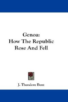 portada genoa: how the republic rose and fell (en Inglés)