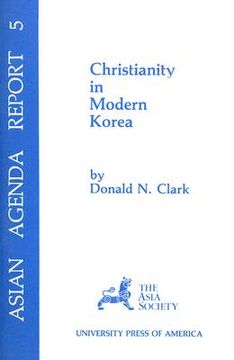 portada christianity in modern korea (en Inglés)