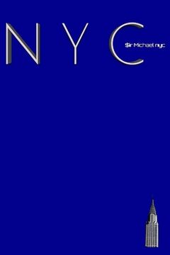 portada NYC Chrysler building bright blue classic grid page notepad $ir Michael Limited edition: NYC Chrysler building bright blue classic grid page notepad (en Inglés)