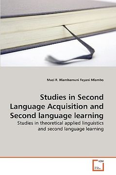 portada studies in second language acquisition and second language learning (en Inglés)