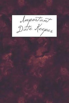 portada Important Date Keeper: Red Smoke (in English)