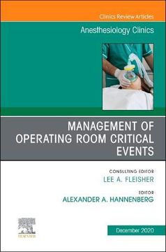 portada Management of Operating Room Critical Events, an Issue of Anesthesiology Clinics (Volume 38-4) (The Clinics: Internal Medicine, Volume 38-4)