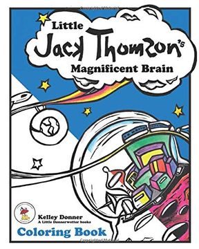 portada Little Jack Thomson's Magnificent Brain Coloring Book (en Inglés)