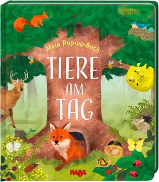 portada Mein Pop-Up-Buch Tiere am tag (en Alemán)