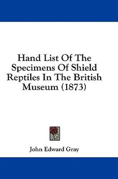 portada hand list of the specimens of shield rep