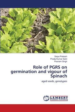 portada Role of PGRS on germination and vigour of Spinach (en Inglés)