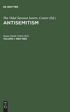 portada Antisemitism, Volume 1, Antisemitism (1984-1985) 