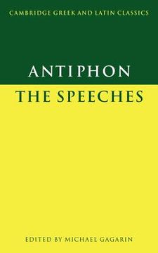 portada Antiphon: The Speeches Paperback (Cambridge Greek and Latin Classics) (en Inglés)