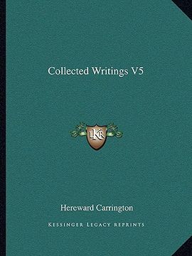 portada collected writings v5