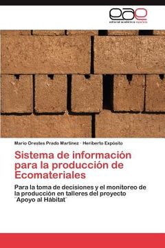 portada sistema de informaci n para la producci n de ecomateriales (en Inglés)