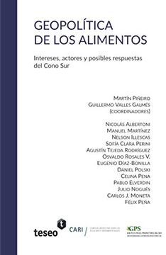 portada Geopolítica de los Alimentos: Intereses, Actores y Posibles Respuestas del Cono sur (in Spanish)