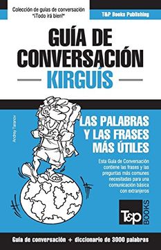 portada Guía de Conversación Español-Kirguís y Vocabulario Temático de 3000 Palabras: 198 (Spanish Collection)