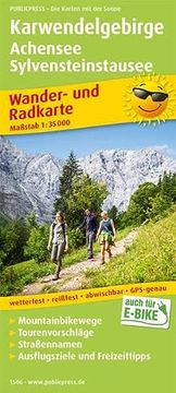 portada Karwendelgebirge, Achensee, Sylvensteinstausee: Wander- und Radkarte mit Ausflugszielen & Freizeittipps, Wetterfest, Reißfest, Abwischbar, Gps-Genau. 1: 35000 (Wander- und Radkarte / Wurk) (in German)
