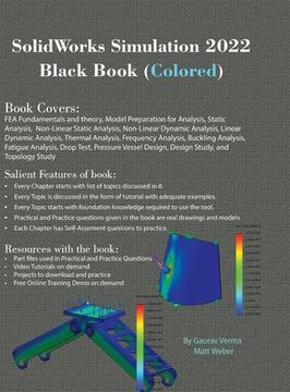 portada SolidWorks Simulation 2022 Black Book (Colored) (en Inglés)