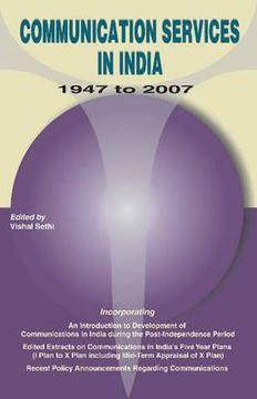 portada communication services in india - 1947-2007 (en Inglés)
