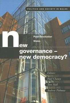 portada new governance - new democracy?: post-devolution wales (en Inglés)