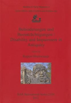 portada behinderungen und beeintrachtigungen / disability and impairment in antiquity (en Inglés)