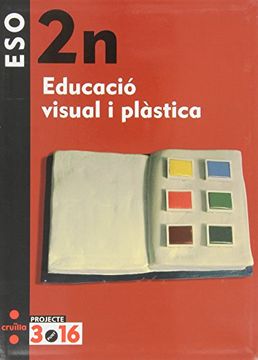 portada (cat). (08). plastica 2n eso (educacio visual)/ projecte 3. 16 (in Catalá)