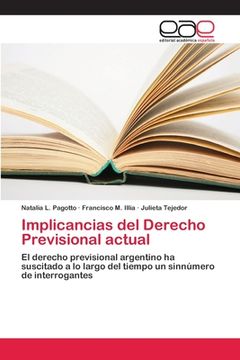 portada Implicancias del Derecho Previsional Actual (in Spanish)